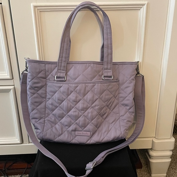 Vera Bradley Handbags - Vera Bradley Lilac Quilted Tote